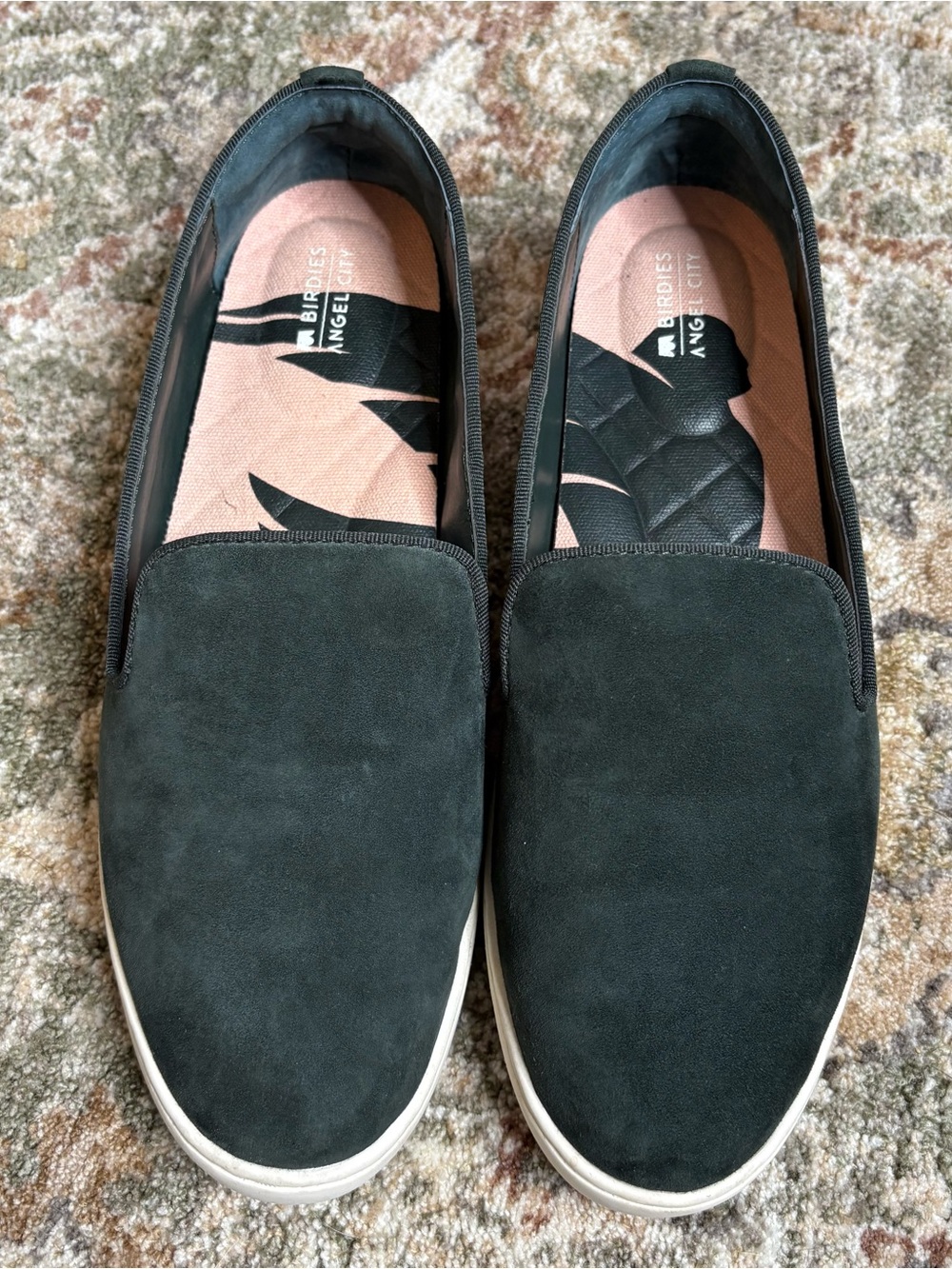 Birdies x Angel City FC The Game Changer Slip On Sneakers Size 9 Green Rose Gold